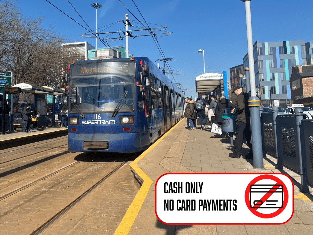 Sheffield Tram users left upset after card payments no longer being accepted for some&nbsp;tickets